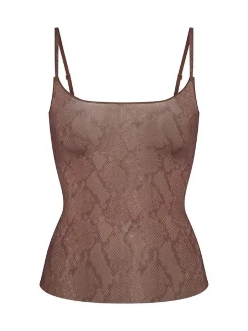 SKIMS Jasper Snake Print Milky Sheer Cami size large NWT